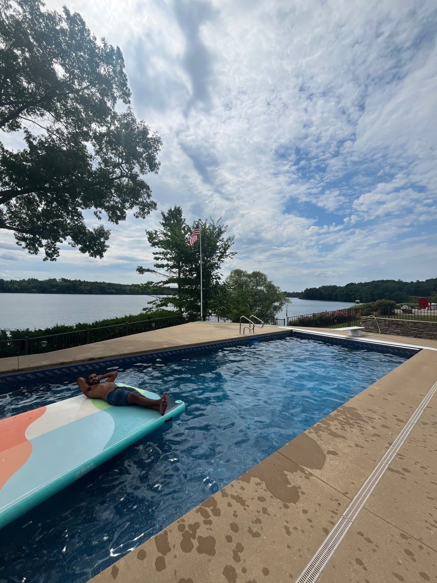 RadPadz Cannonballer | Abstract | 6’ x 12’ Inflatable Platform - RadPadzRadPadz