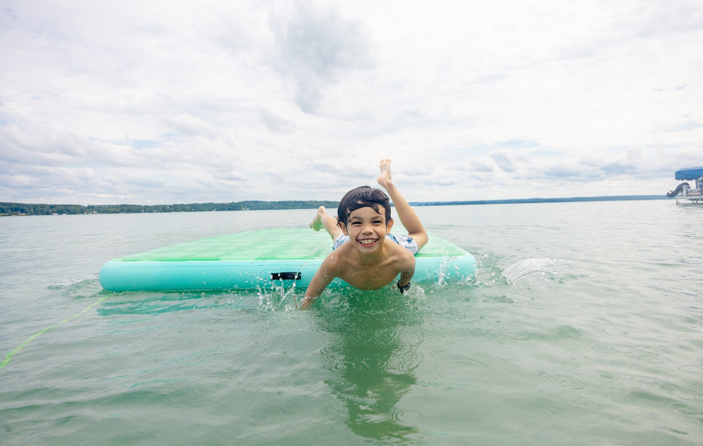 RadPadz Cannonballer | Croc | 6’ x 12’ Inflatable Platform - RadPadzRadPadz