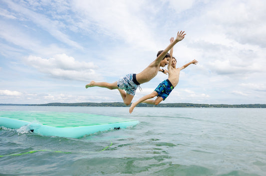 RadPadz Cannonballer | Croc | 6’ x 12’ Inflatable Platform - RadPadzRadPadz