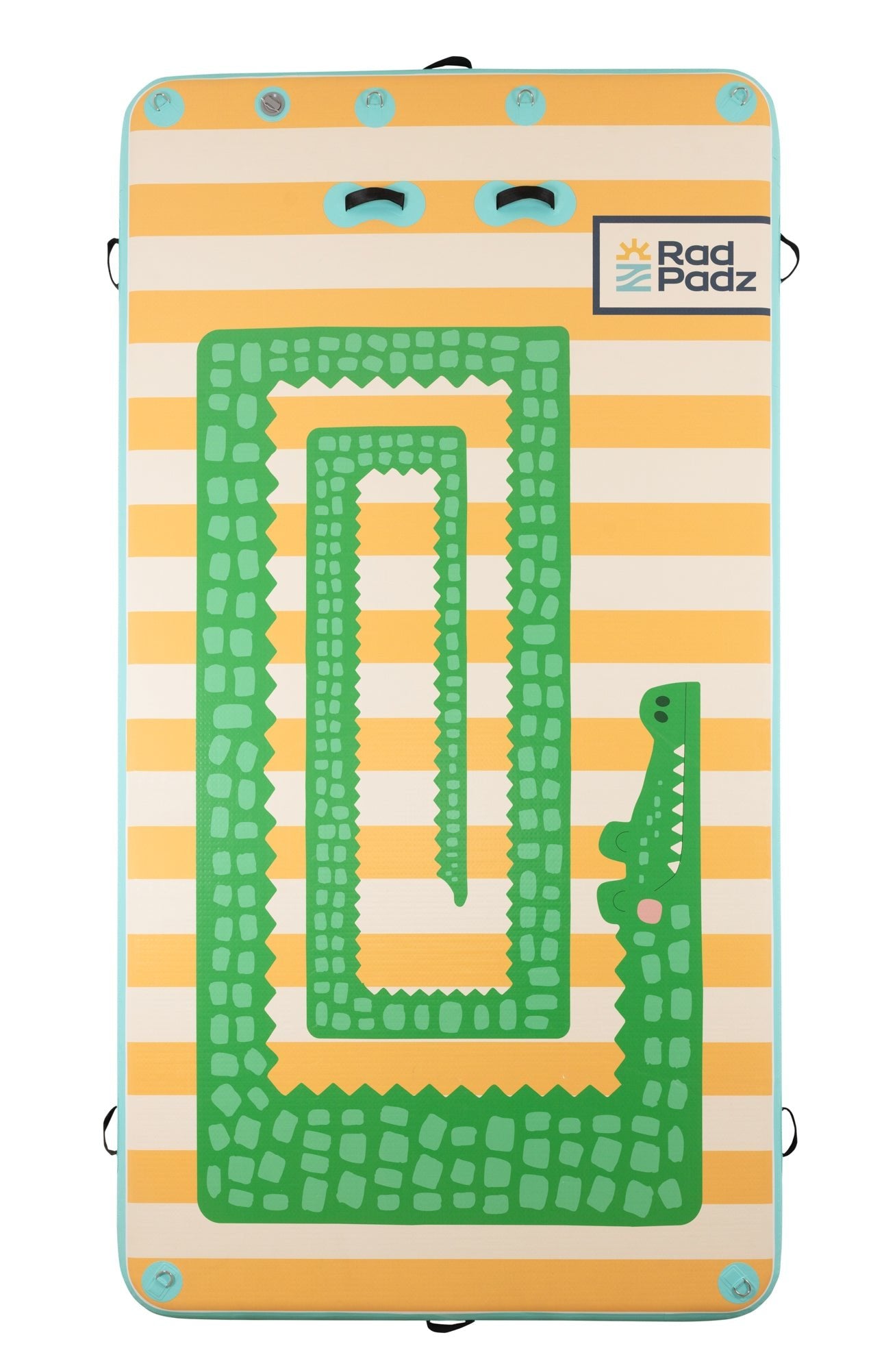 RadPadz Cannonballer | Croc | 6’ x 12’ Inflatable Platform - RadPadzRadPadz