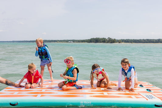 RadPadz Cannonballer | Fish | 6’ x 12’ Inflatable Platform - RadPadzRadPadz