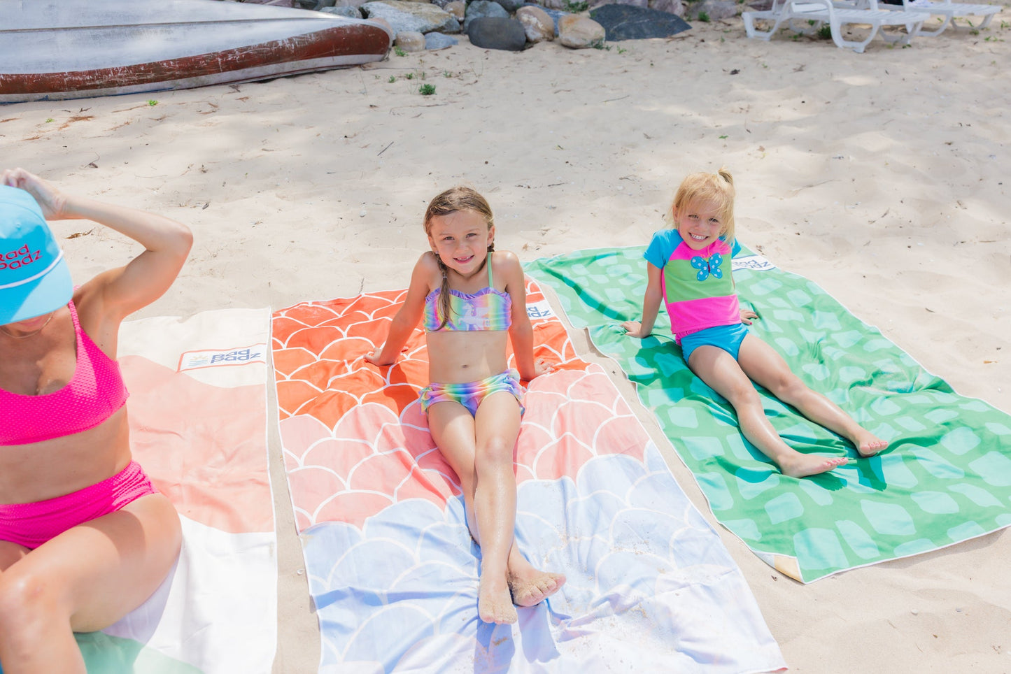 RadPadz Quick - Dry, Sand - Free Towel | 4 Pack - RadPadzRadPadz