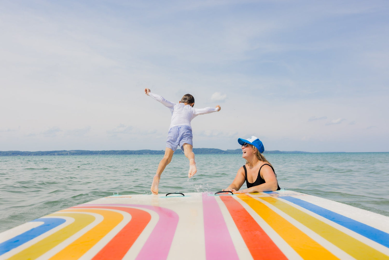 The RadPadz Cannonballer | 6'x12' Premium Inflatable Dock - RadPadz