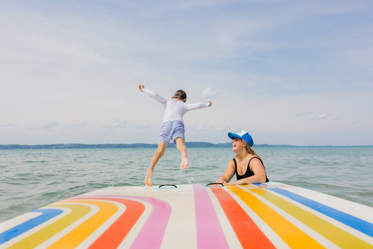 The RadPadz Cannonballer | 6'x12' Premium Inflatable Dock - RadPadz