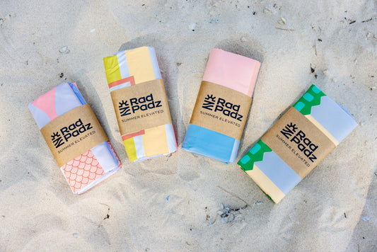 RadPadz Quick - Dry, Sand - Free Towel | 4 Pack - RadPadzRadPadz