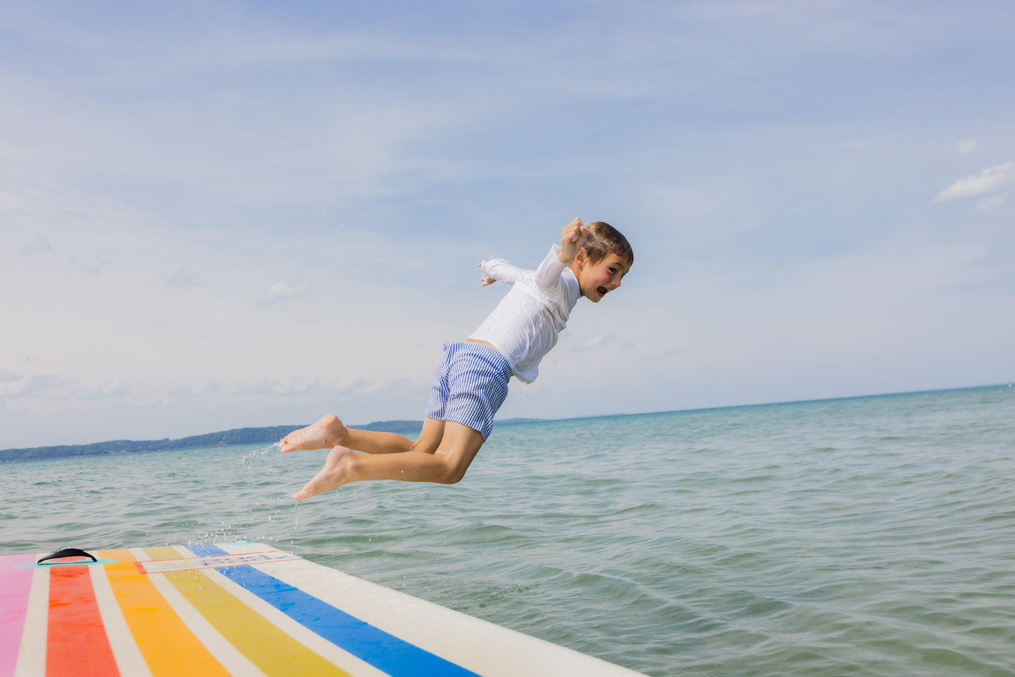 RadPadz Cannonballer | Retro | 6’ x 12’ Inflatable Platform
