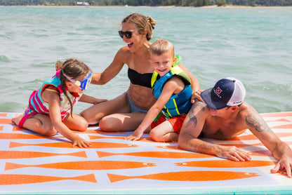 RadPadz Cannonballer | Fish | 6’ x 12’ Inflatable Platform